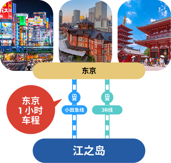 1 hour from Tokyo