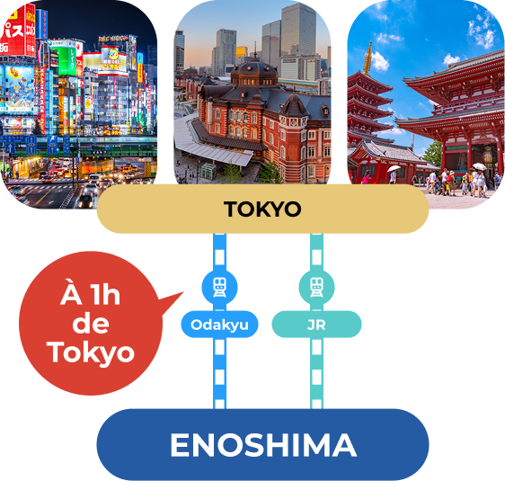 1 hour from Tokyo